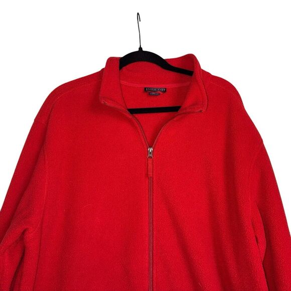 Lands End Sz XLTall Aircore200 Polartec Fleece Jacket Outdoor Cozy Cabincore - Picture 5 of 11